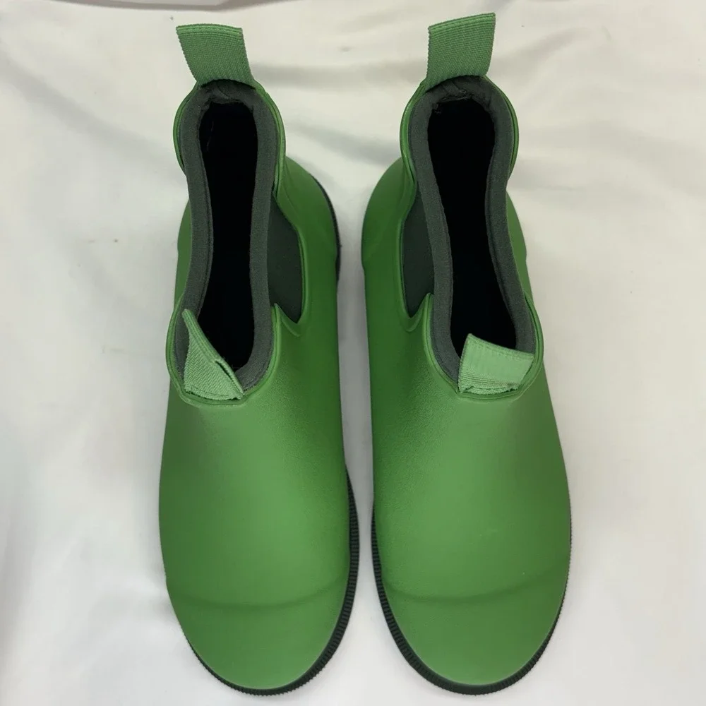 Merry People Bobbi Ankle Rain Boots Women's 8 EU 38 Grasshopper Green Wellington